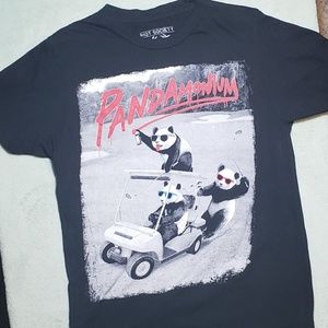 Riot Society Panda T-Shirt - Pandamonium!